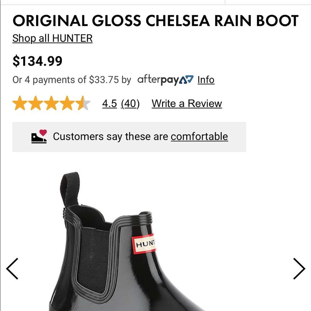 Hunter boots - Picture 2 of 2
